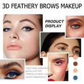 Eyebrow Soap, Eyebrow Styling Wax With Eyebrow Razor, Waterproof Long Lasting Brow Freeze For Holding Brows In Place, Natural 3D Feathery Brows Makeup Balm For Women, Eye Brow Gel Clear Eyebrow Wax
